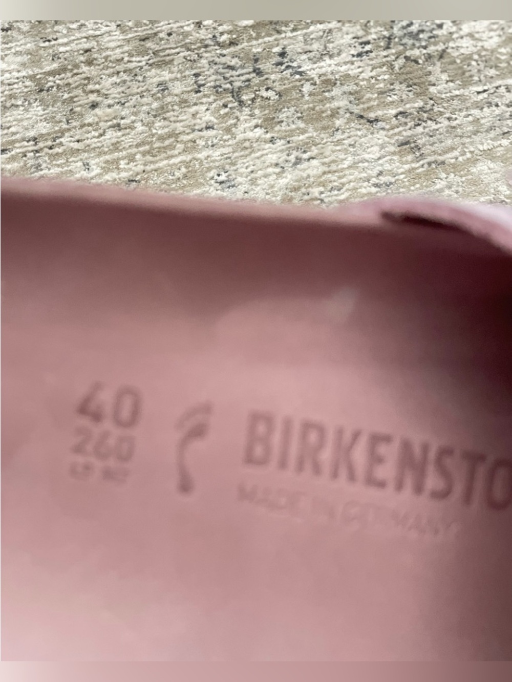 Birkenstock Madrid Big Buckle Slide Sandals Lavender Purple Gold Exquisite Rare - Picture 4 of 7